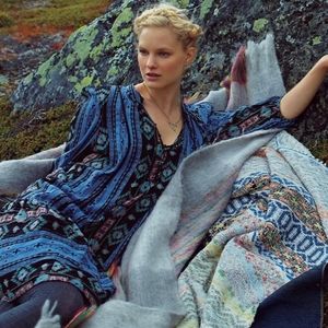 Anthropologie Holding Horses Winter Moon Tunic Dress XS